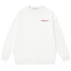 OFF-WHITE logo-print long-sleeve sweatshirt