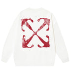 OFF-WHITE logo-print long-sleeve sweatshirt