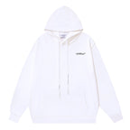 Off White Logo Printed Hoodie