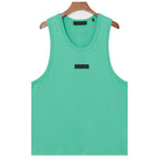 Fear Of God Double Line Logo Decoration Sleeveless T-Shirts