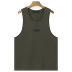 Fear Of God Double Line Logo Decoration Sleeveless T-Shirts