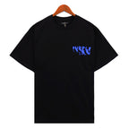 Purple Brand Letter Logo Printed T-Shirt