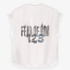 FEAR OF GOD ×RRR123 INRI Cut Off Tee