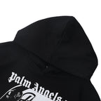 Palm Angels Racing Helmet Print Hoodie