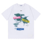 OFF WHITE Type Sticker black t-shirt