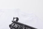 OFF WHITE Type Sticker black t-shirt