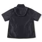 SAINT VANITY Embroidered Sporty Zipper Short-sleeved Jacket