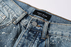 Purple Brand Crystal Diamond Jeans #9126