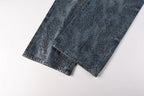 Purple Brand Crystal Diamond Jeans #100