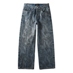 Purple Brand Crystal Diamond Jeans #100