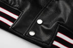 AMlRl Club Leather Varsity Jacket