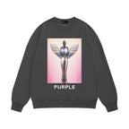 Street style Purple Brand sweatshirts