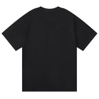 Purple Brand Logo Letter Print T-Shirt