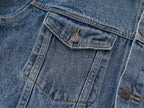 Gallery Dept. letter embroidered washed denim Jacket
