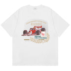 RHUDE Racing graphic print T-Shirts
