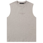 Fear Of God Flocking small letter print Sleeveless T-Shirts