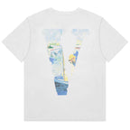 VLONE Fast X FRIENDS Monet oil painting T-Shirts