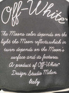 OFF WHITE Embroidered rhinestone filled down cotton jacket baseball uniform