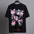 OFF WHITE Bee flower arrow pattern T-Shirt