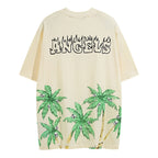 Palm Angels Hawaiian style coconut tree skull Shorts and T-Shirts