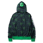 BAPE Green Shark Ape Head Hoodie
