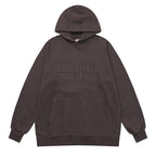 Fear Of God flocked lettering hoodies
