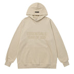 Fear Of God flocked lettering hoodies