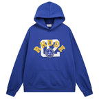 RHUDE Flocked micro-letter hoodies