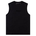 Fear Of God Flocking small letter print Sleeveless T-Shirts
