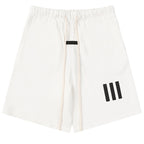 Fear Of God X Adidas joint three-dimensional rubber three-bar shorts