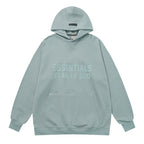 Fear Of God flocked lettering hoodies