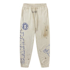 Saint Michael Logo Distressed Cotton Pant