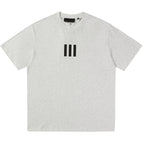 Fear Of God X Adidas Joint Three-Dimensional Rubber Three-Bar T-Shirts