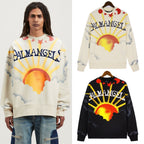 Palm Angels Sunrise PiercesTHE Clouds Sweatshirts
